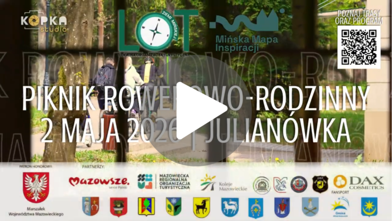 wideo promujące Wielką Inaugurację szlaków rowerowych Mińskiej Mapy Inspiracji